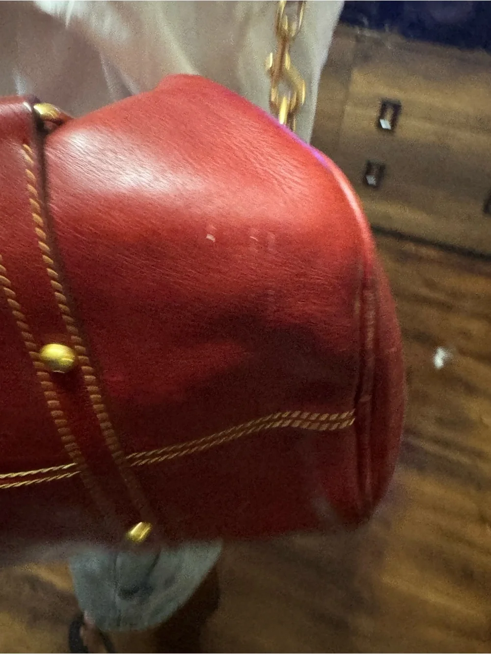 Dooney and Bourke Florentine Bordeaux Leather Satchel Handbag - Women Bags